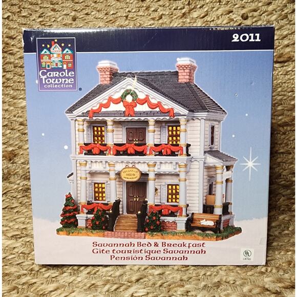 Lemax Carole Towne Collection Savannah Bed & Breakfast...